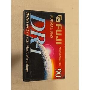 FUJI DR-I 90 Minute Audio Cassette Tape Normal Bias Sealed